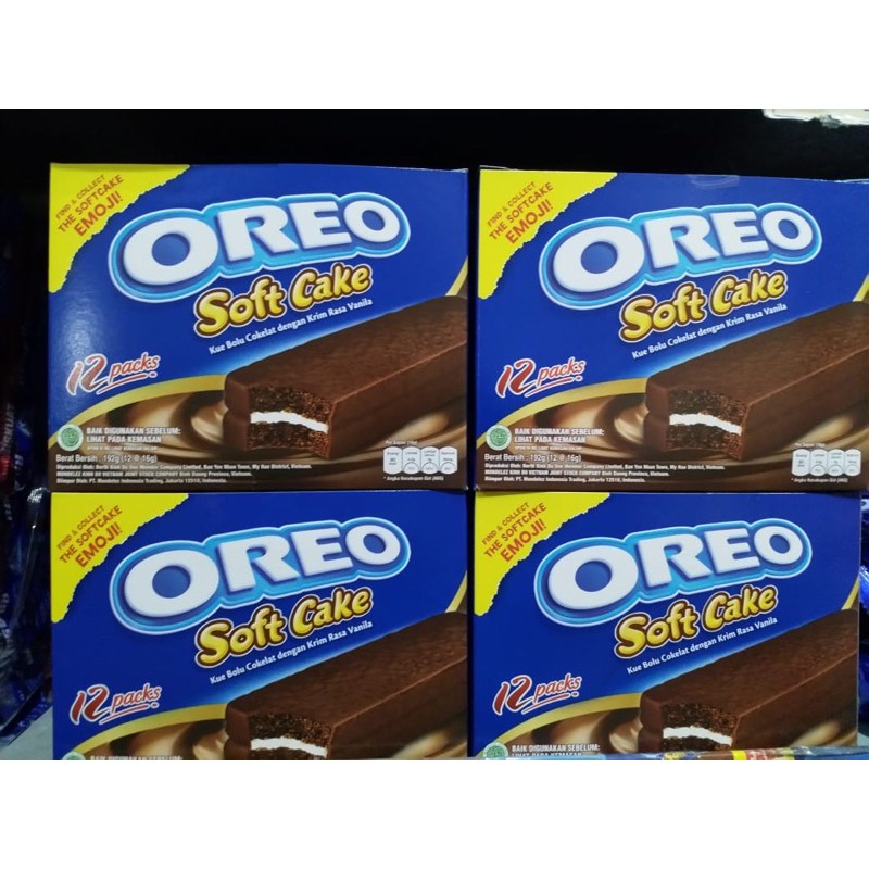 

Oreo Soft Cake 12 x 16g - Bolu Coklat