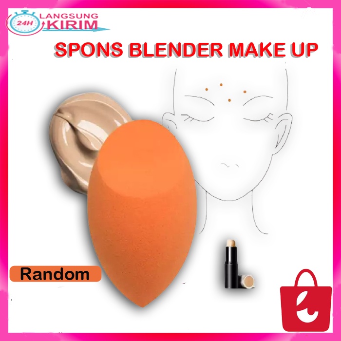 [Bisa Cod] Spons Blender Make Up Sponge Make Up Blender Make Up Tools Alat Kosmetik