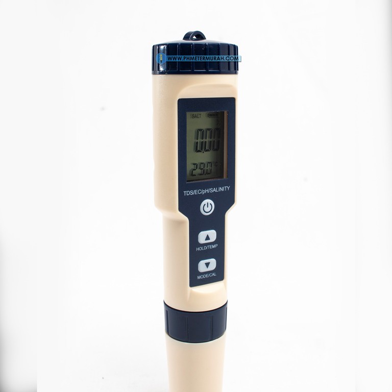 PH METER EZ-9909 Water Quality Tester 5in1 TDS/EC/PH/SALINITY &amp; Temperature