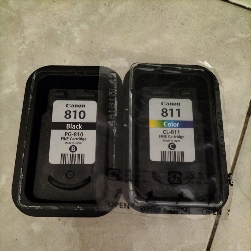 cartridge Canon PIXMA 810&811 kosongan ori