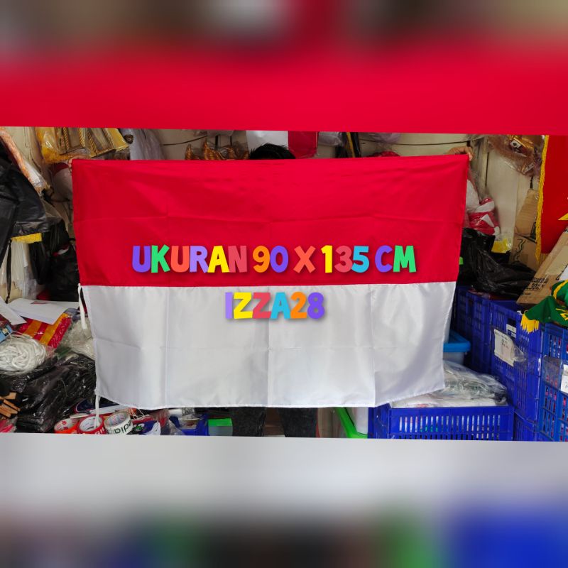 

bendera merah putih bendera Indonesia bahan veles ukuran 90 cm x 135 cm