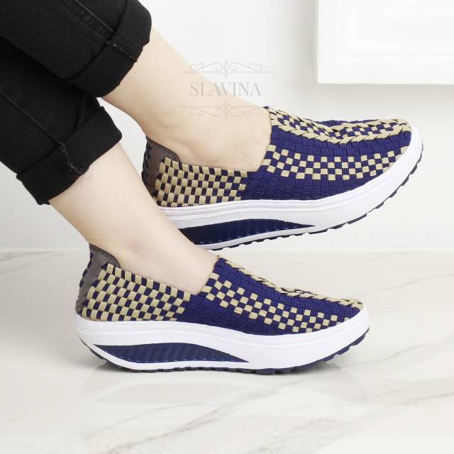 Sepatu Slavina Weston Wedges 1255/#T61