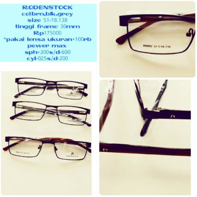 Rodenstock metal per