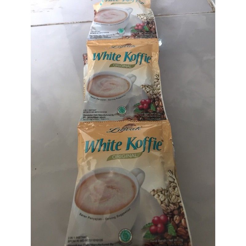 

KOPI LUWAK WHITE KOFFIE 1 RENTENG ISI 10 SACHET