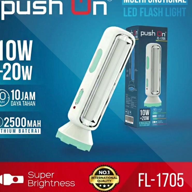 Specia Sale Senter Emergency Push On - Lampu Emergency Push On - Push On FL-1705