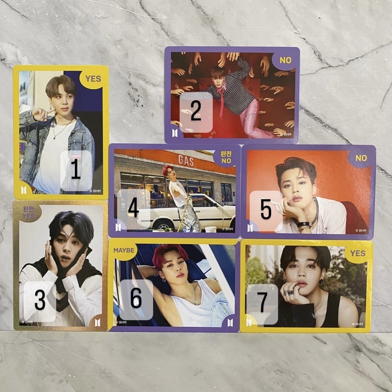 OFFICIAL Jimin BTS do you know me photocard pc butter persona dynamite be mots dicon 101 lys tear t 