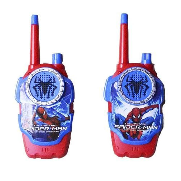 mwn.toys Walkie Talkie Spiderman Merah