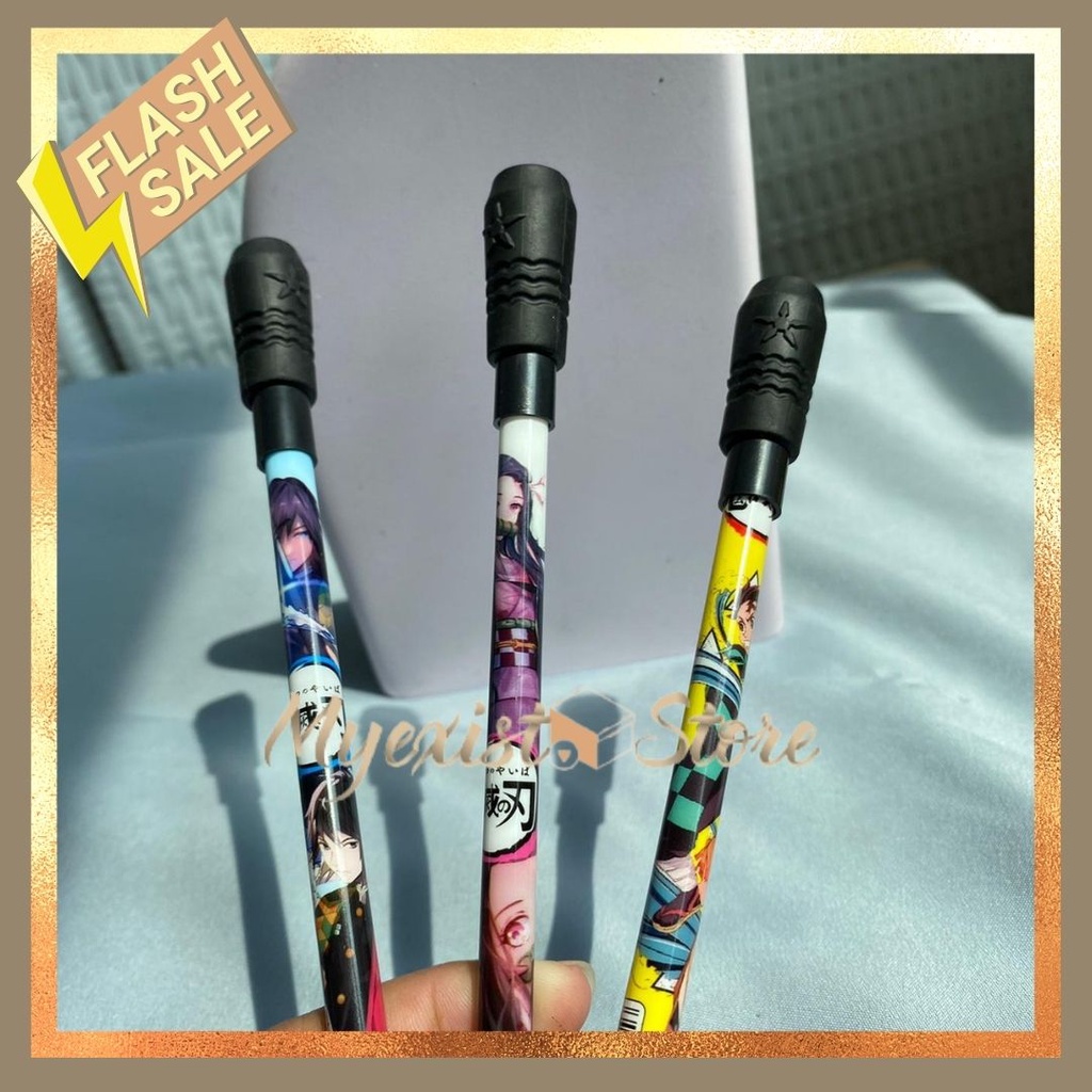 Pulpen gantungan putar magnet demon slayer IVN689