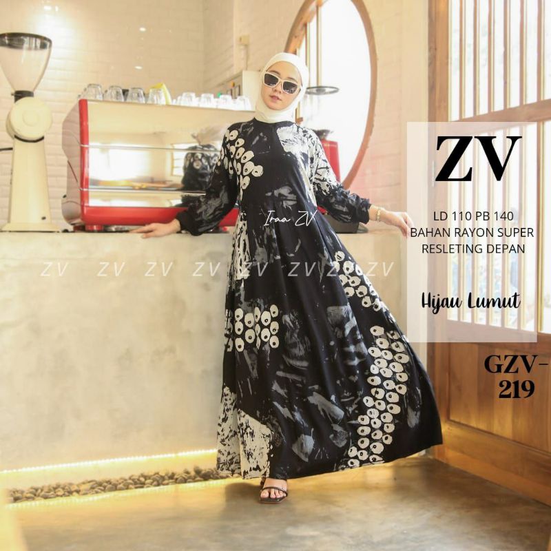 gamis twil rayon super zv
