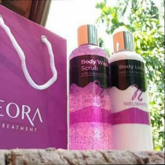 Nieuwhite Body Scrub & Lotion by Eleora