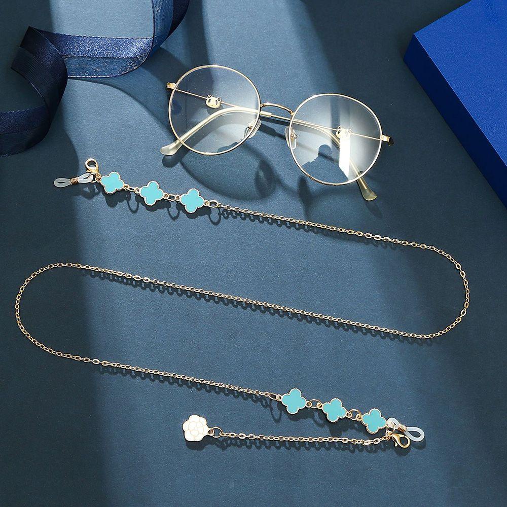 Mxbeauty Clover Glasses Chain Rantai Kacamata Baca Retro Mask Chain Mask Cord Holders Hold Straps Reading Glasses Female Glasses Neck Strap Sunglasses Lanyard