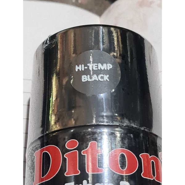 CAT SEMPROT DITON TAHAN PANAS HITAM 600°