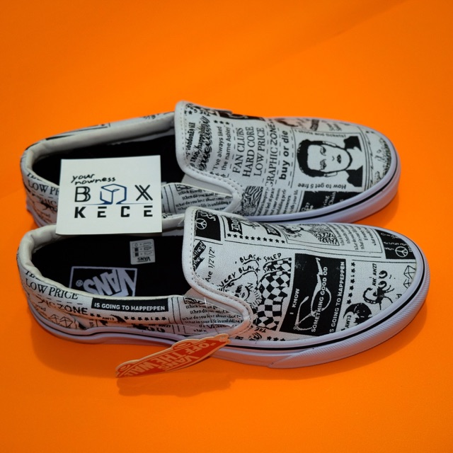 vans newspaper shoes