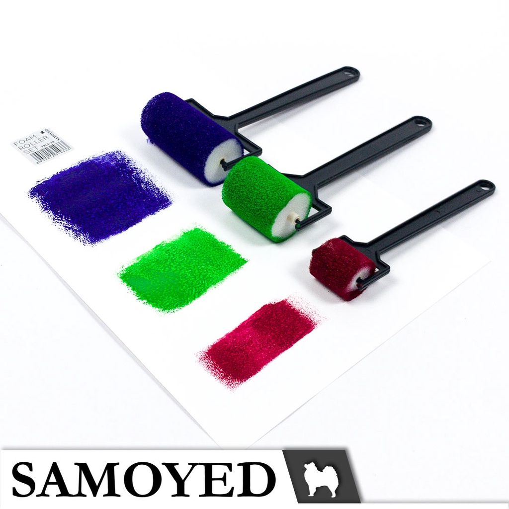 

SAMOYED FRLS-3R Kuas Rol / Roll Busa Spons / Foam / Sponge Roller Brush Set