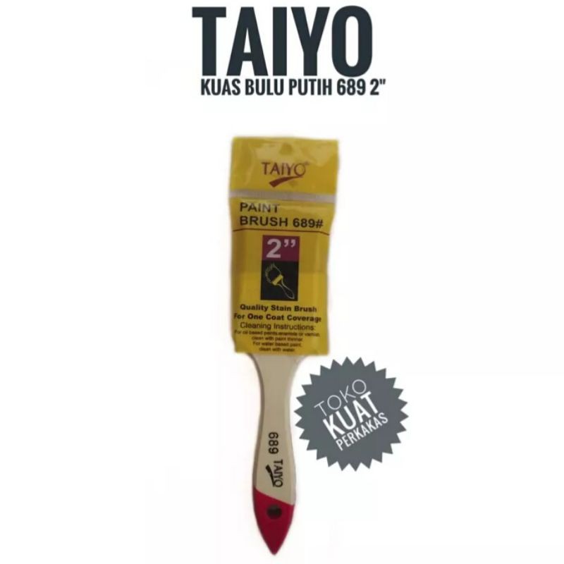 

Taiyo kuas bulu putih 689 2