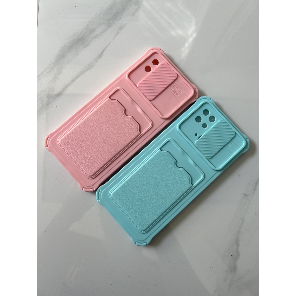 Soft Case Slide Camera Slot Card Samsung a10s A20s A03s A13 4g A03 Core