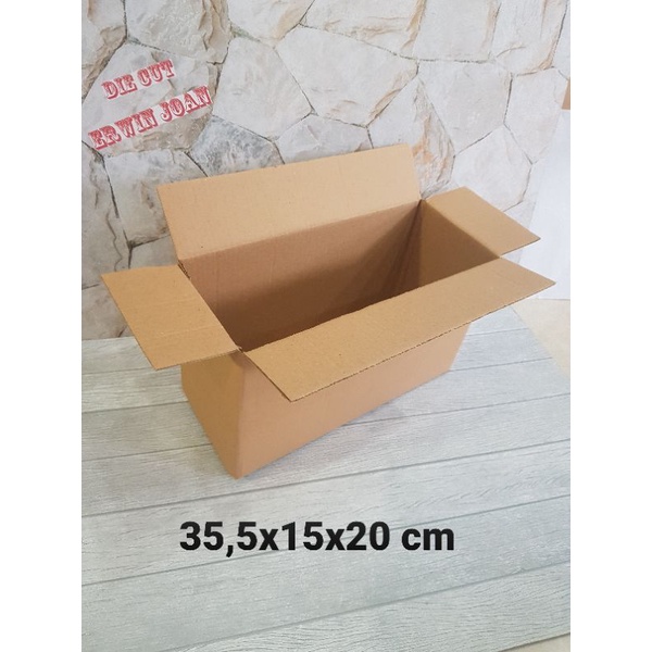 

Kardus / Box / uk. 35,5x15x20 cm / Karton Packing polos baru ST