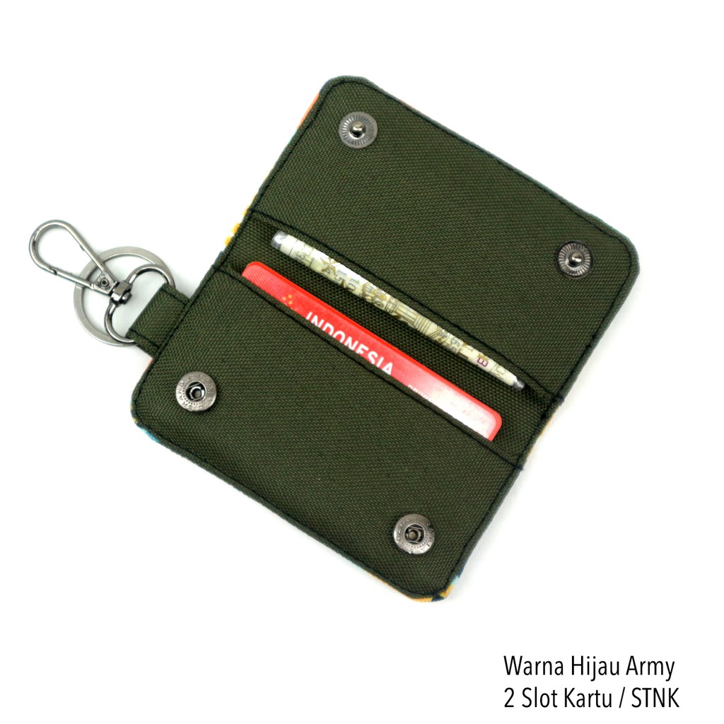 Dompet STNK E-TOLL SIM Mobil Motor Gantungan Kunci Motif Premium Footage GK-02 Motif