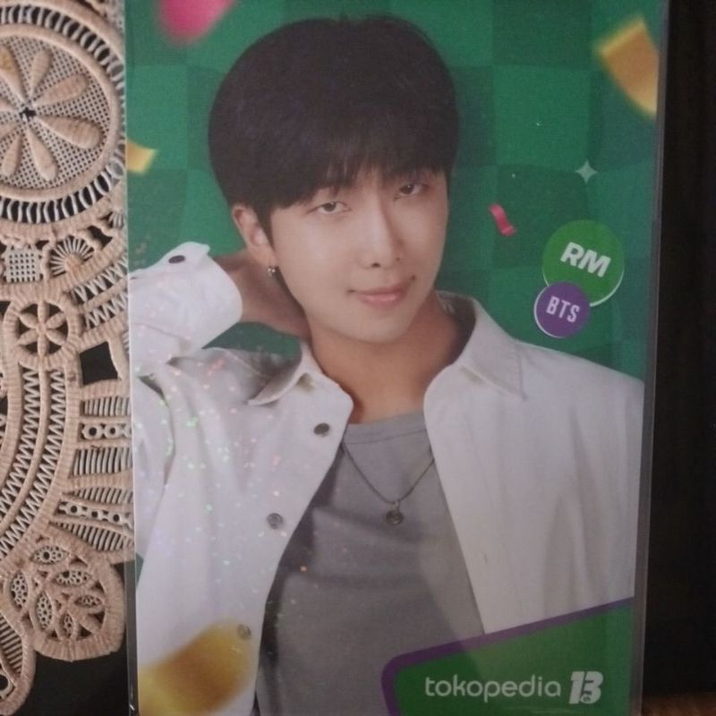 Postcard Hologram Toko Hijau Toko Ijo BTS Namjoon / RM