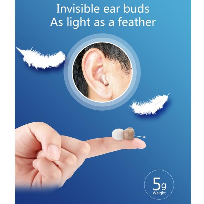 Alat Bantu Dengar Pendengaran telinga Super Kecil Mini Terkecil - Baru