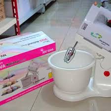 Trisonic Humeless Stand Mixer Com Mixer Berdiri Alat Bikin Adonan Kue Pengocok Kocokan Telur Telor