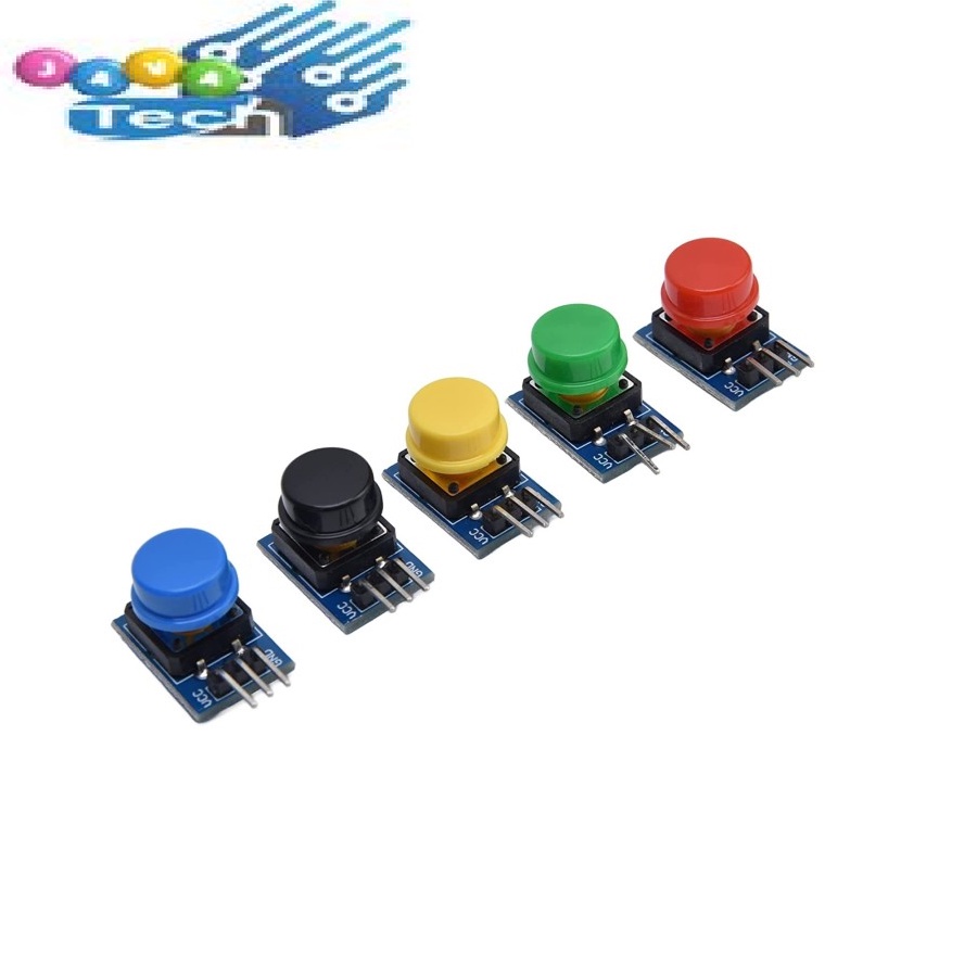 Modul Saklar Tekan 3 Pin Momentary Tactile Switch Push Button 12mm