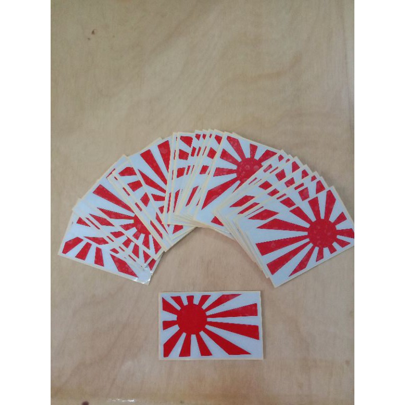 sticker cutting Bendera japan.. jepang