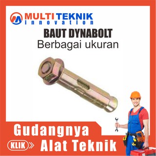 Jual Baut Sekrup Skrup Dynabolt Paku Tembok Beton Baja Ringan Mm