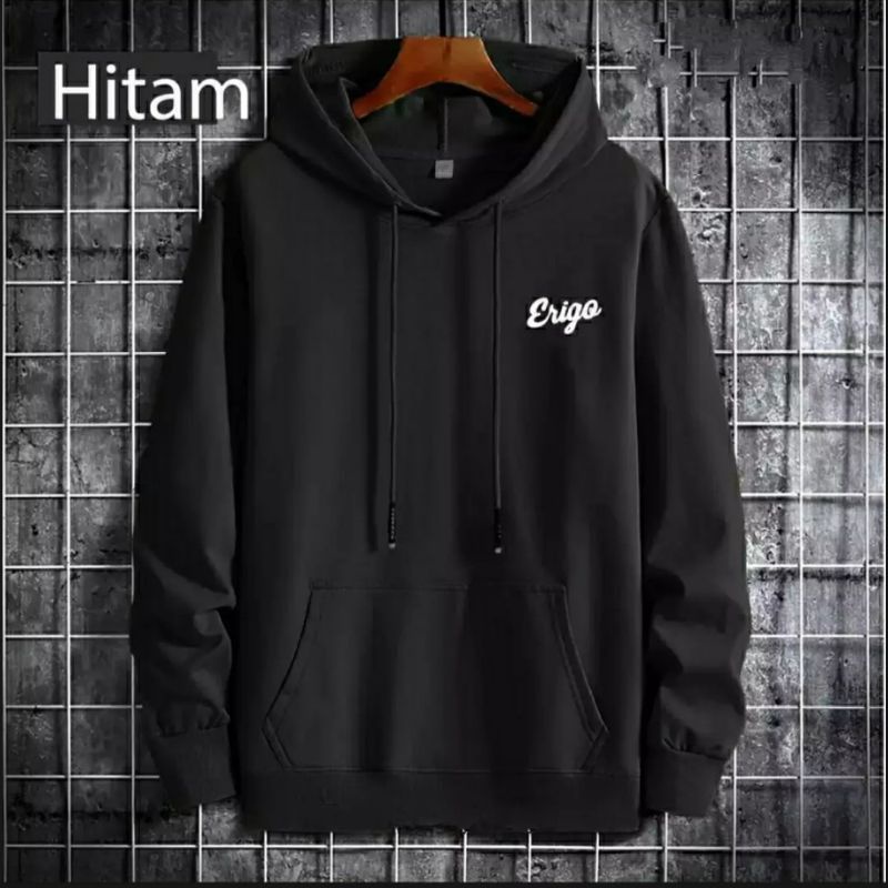 Sweater Hoodie Distro Murah Logo Simple Oversize | Hoodie Cowok &amp; Cewek