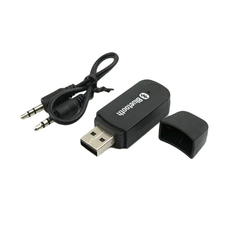 Kabel Audio USB Bluetooth Receiver Cable Aux Jack 3.5mm Aksesoris Handphone HP OCEANMART OCEAN MART Murah Grosir