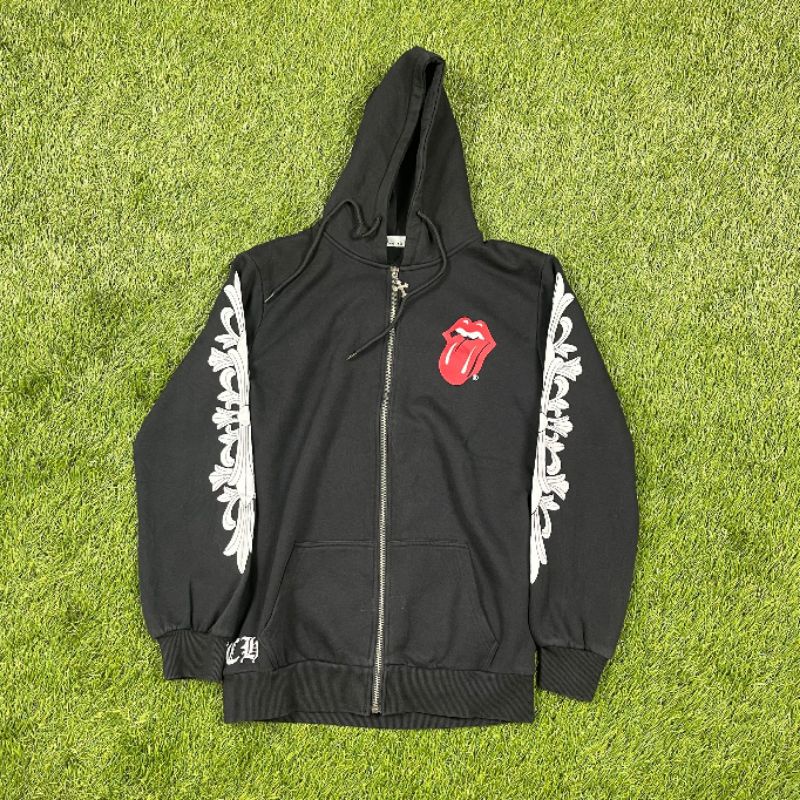 CHROME HEART ZIPHOODIE SECOND TAG FASHION