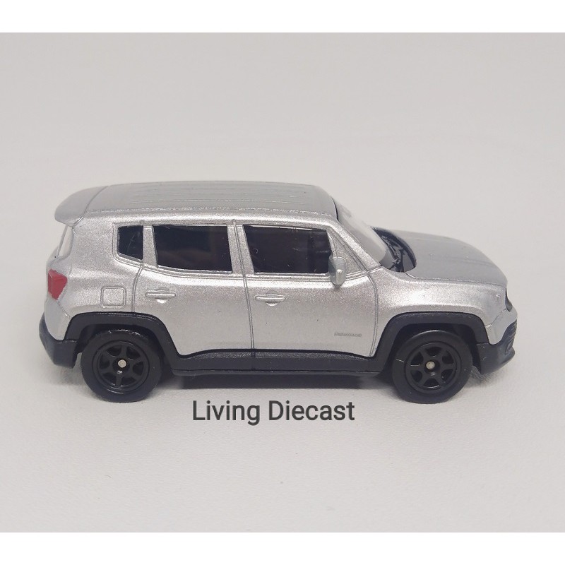 Diecast/Miniatur Mobil Jeep Renegade skala 1:60 (Silver color)