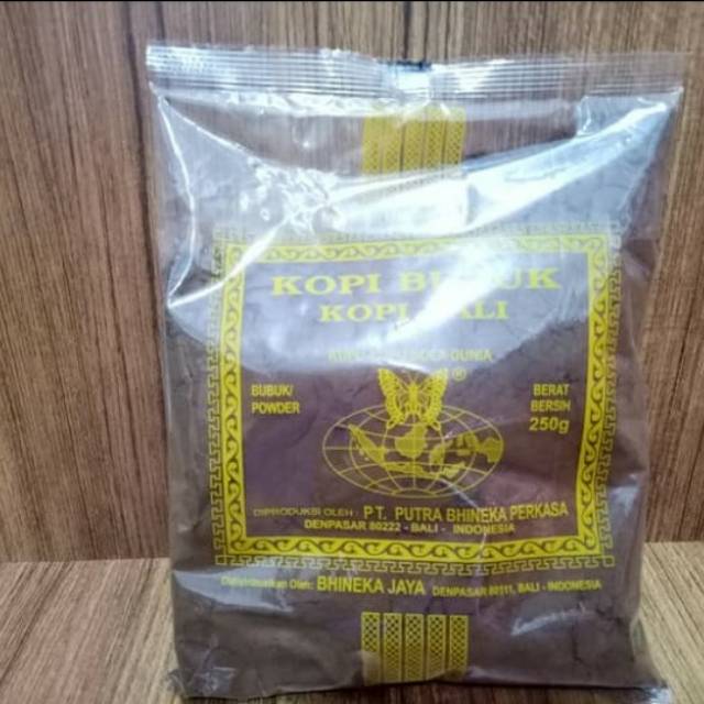 

Kopi Bali Cap Kupu Kupu Bola Dunia 200gr (Kopi Bubuk)