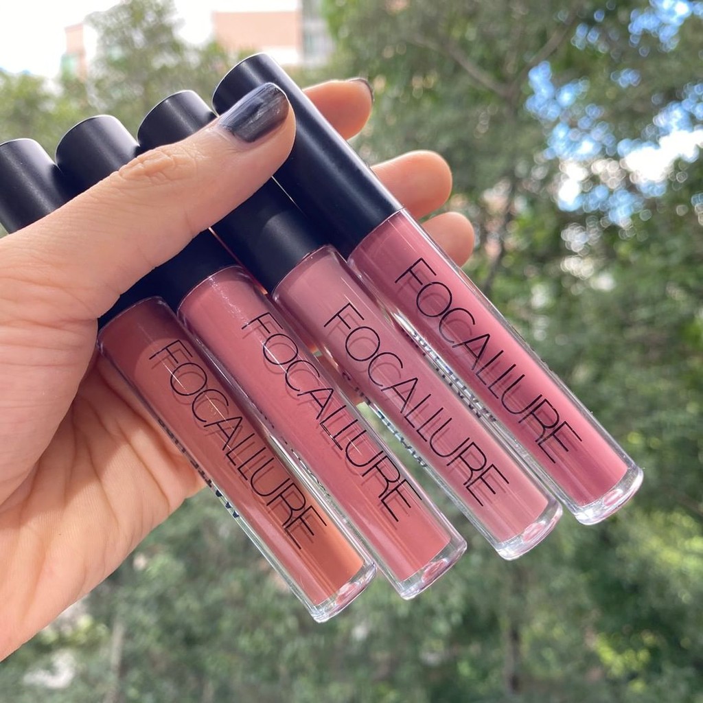 FOCALLURE Matte &amp; Metallic Long Lasting Liquid Lipstick  (100% Original, BPOM Certified)