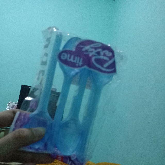 Yoshikawa Sendok Teh Plastik Disposable Isi 24 Buah Warna Random