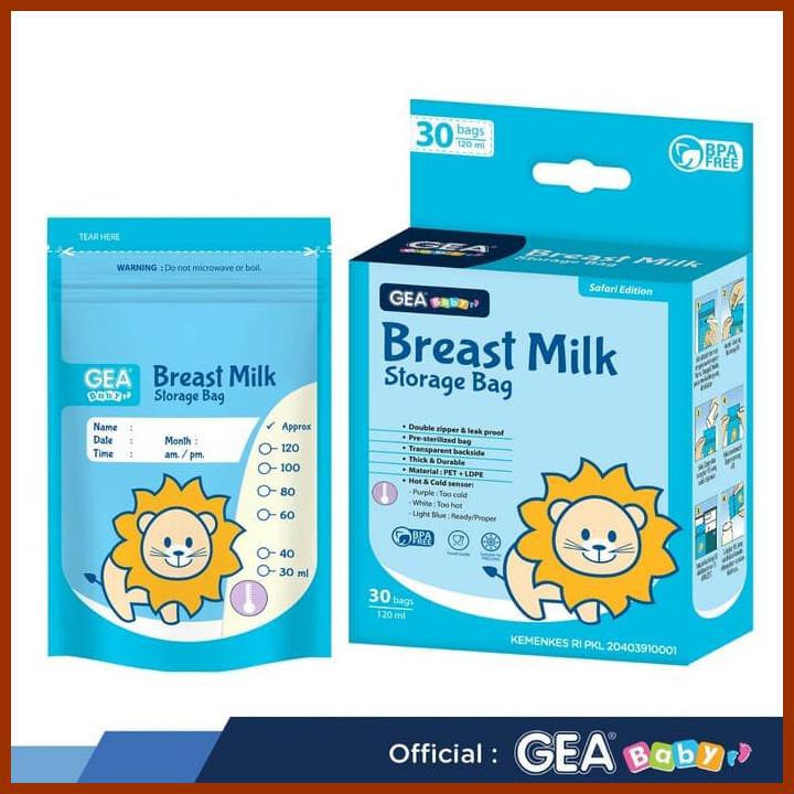 KANTONG ASI GEA PLASTIK ASI 120ML ISI 30 PCS
