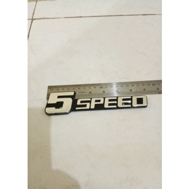 Jual Emblem Tulisan 5speed Speed Taft Rocky Feroza Hiline Murah