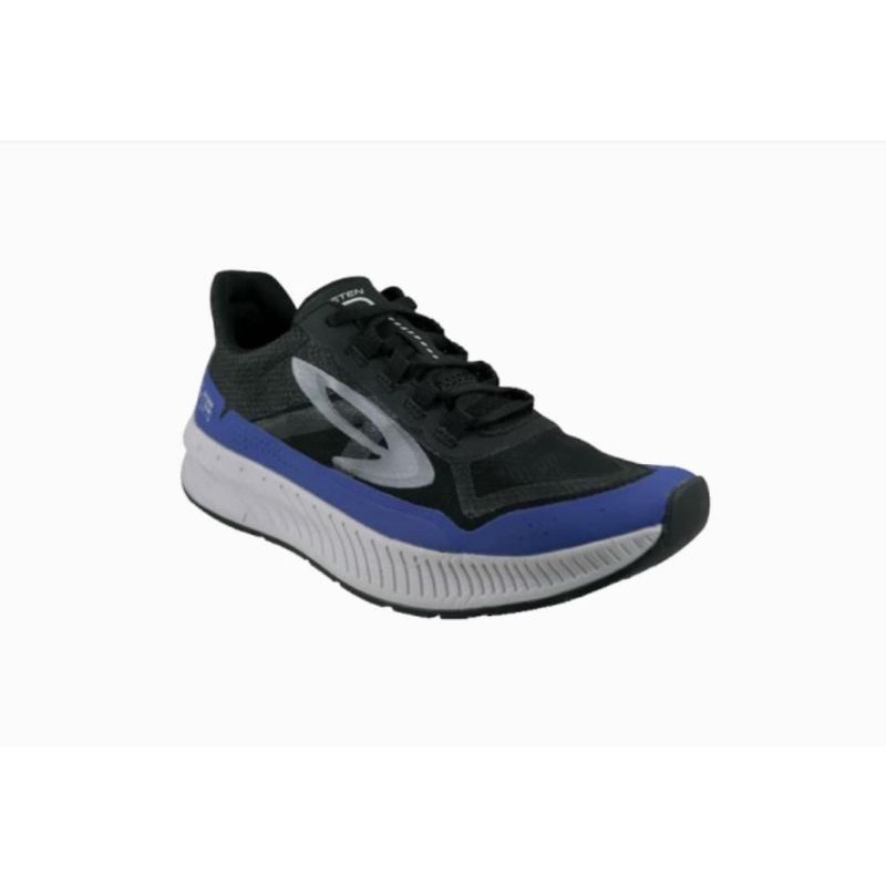 910 Nineten Geist Ekiden sepatu Running-hitam biru