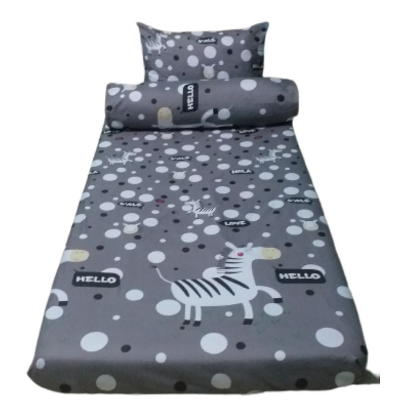 Sprei single aestecthic sudut karet terbaru no 4 uk  90X200X15