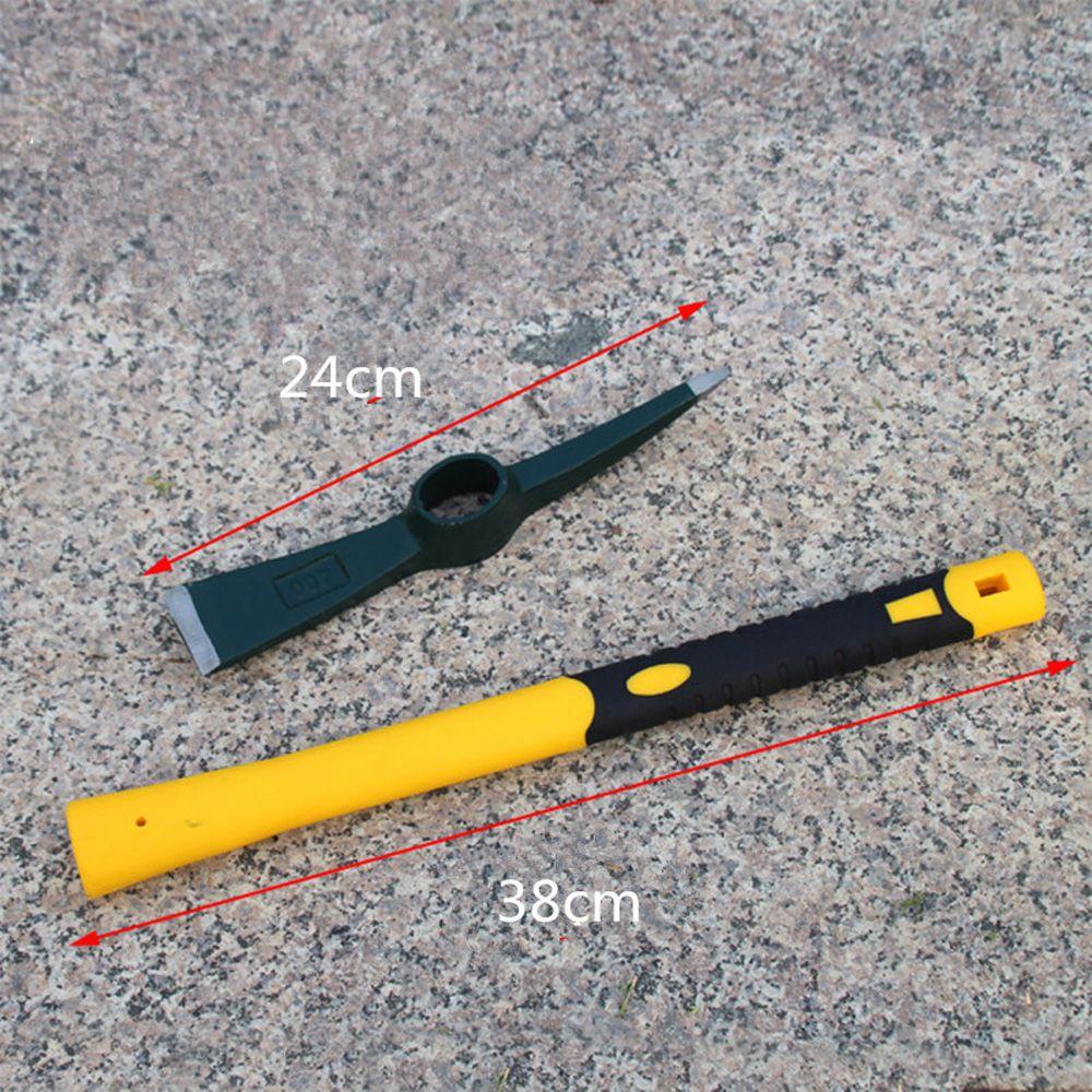 [Elegan] Pickaxe Pertanian Kecil Fiberglass Handle Pick Perlengkapan Rumah Tangga Berkemah Taman