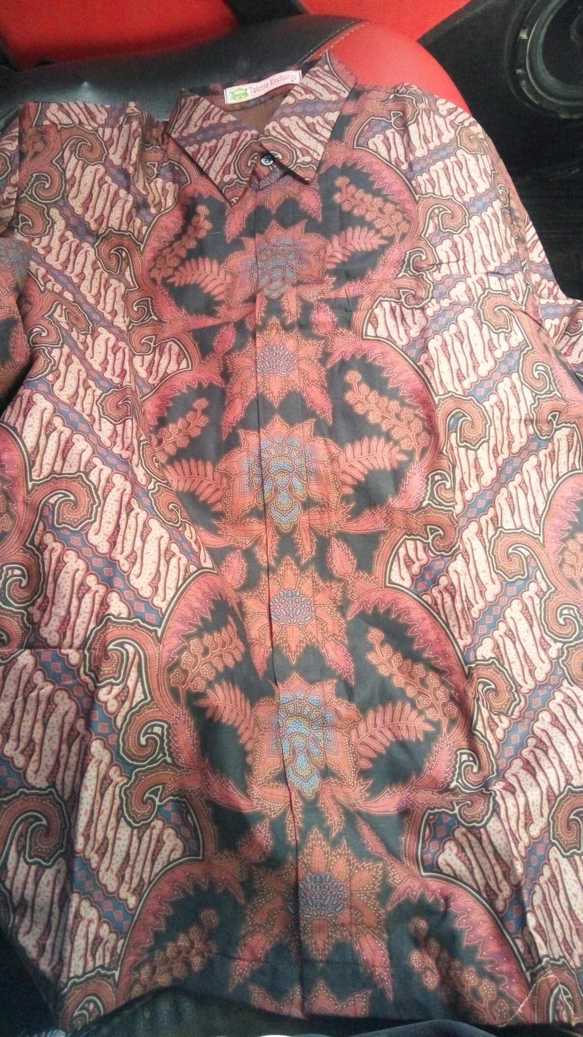 Baju Batik Pria Panjang Prabu Premium Exclusive Terbaru Modern Kemja Batik Cowok Furing Reguler Fit