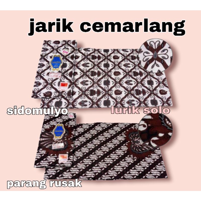 jarik cemerlang putih //jarik parang rusak putih// jarik sidomulyo