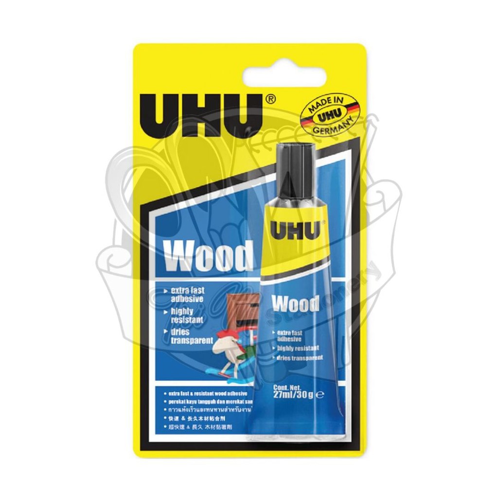 

UHU Household Wood Express 27ml Blister / Lem Kayu