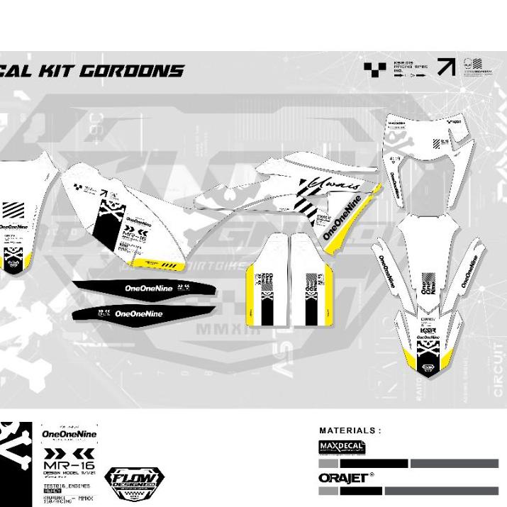 Menarik.. DECAL STICKER CRF 150L tema KSR | Oneonenine ( CUSTOM DESIGN )