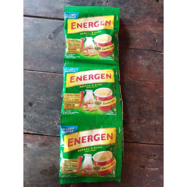

Energen sachet rasa kacang hijau 34g