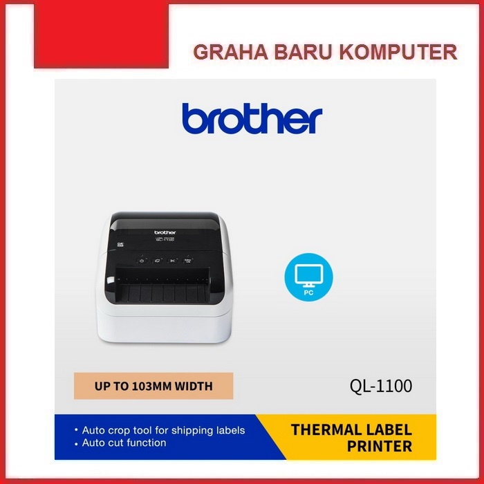 

Brother QL-1100 Printer Label Thermal Laminated Sticker