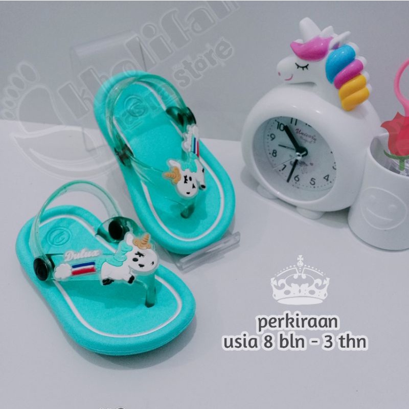 SANDAL JEPIT ANAK PEREMPUAN TALI BELAKANG UNICON 20-25 311e