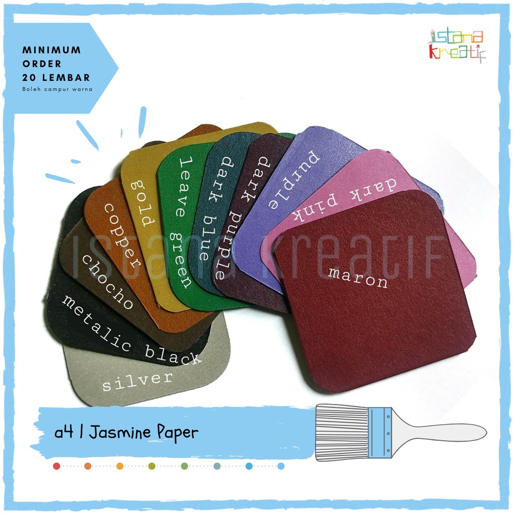 

Kertas Jasmine Tebal | Bahan Paper Flower - Scrapbook - card