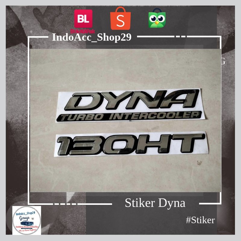 MOXER STIKER DYNA & 130 HT ORIGINAL COD
