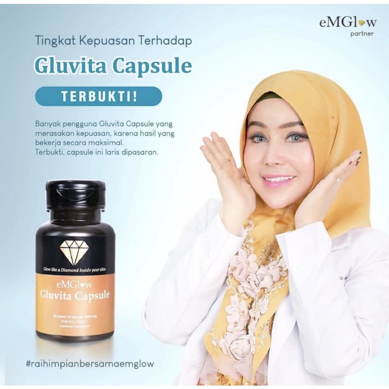 GLUVITA CAPSULE - EMGLOW By dr. Marlina Estetika